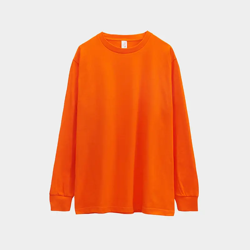 Candy Color Cotton Long Sleeve Round Neck Sweatshirt - Image 23
