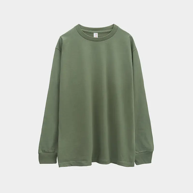 Candy Color Cotton Long Sleeve Round Neck Sweatshirt - Image 3