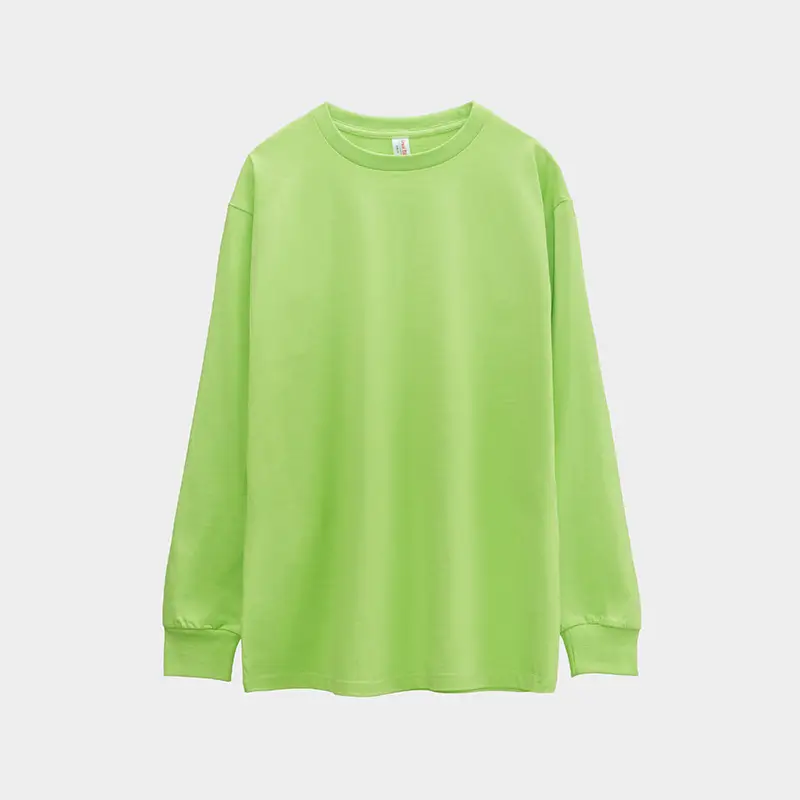 Candy Color Cotton Long Sleeve Round Neck Sweatshirt - Image 7