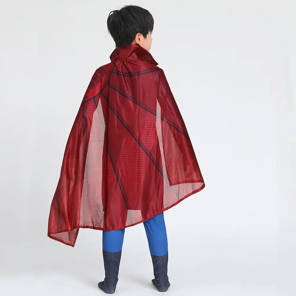 Child Doctor Strange Superhero Costume Blue Red Capable - Image 3