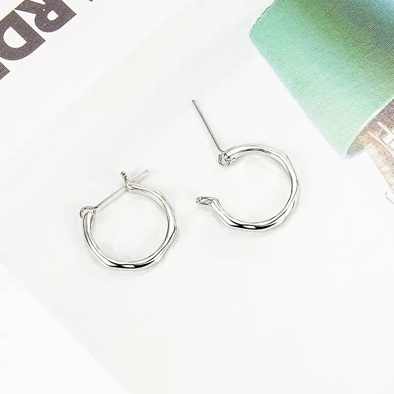 Silver Irregular Earrings for Women 2022