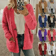 Women Plaid Long Sleeve Jacket Green Blue Mid Length — feature 68