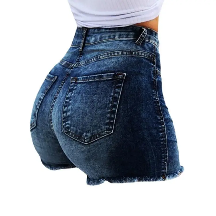 Women Denim Ripped High Waist Shorts Hot Sale - Image 9