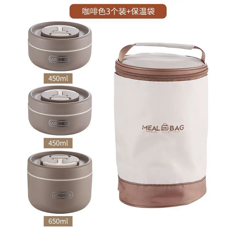 304 Stainless Steel Insulated Lunch Box Set 450ml 650ml - Image 12