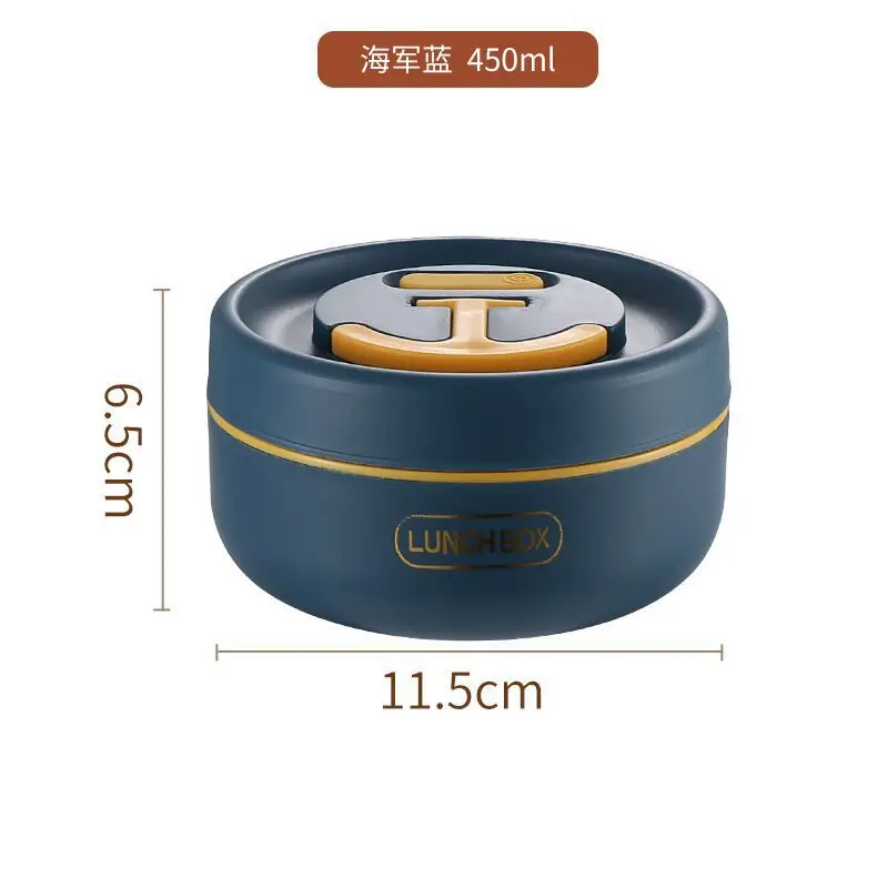 304 Stainless Steel Insulated Lunch Box Set 450ml 650ml - Image 2