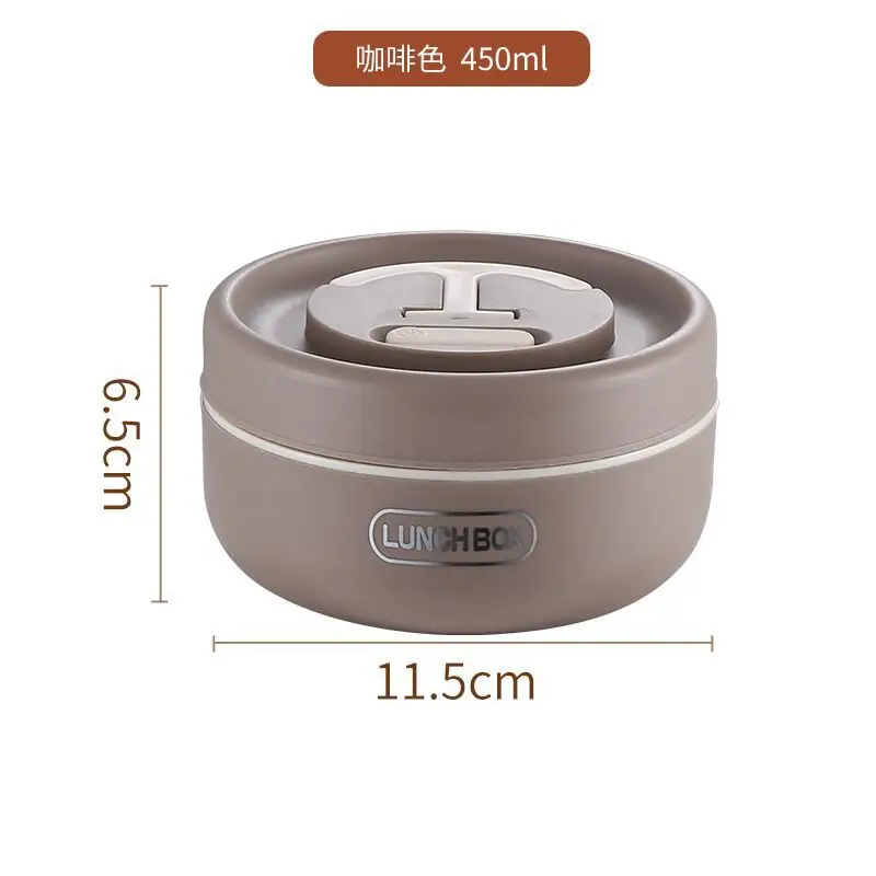 304 Stainless Steel Insulated Lunch Box Set 450ml 650ml - Image 3