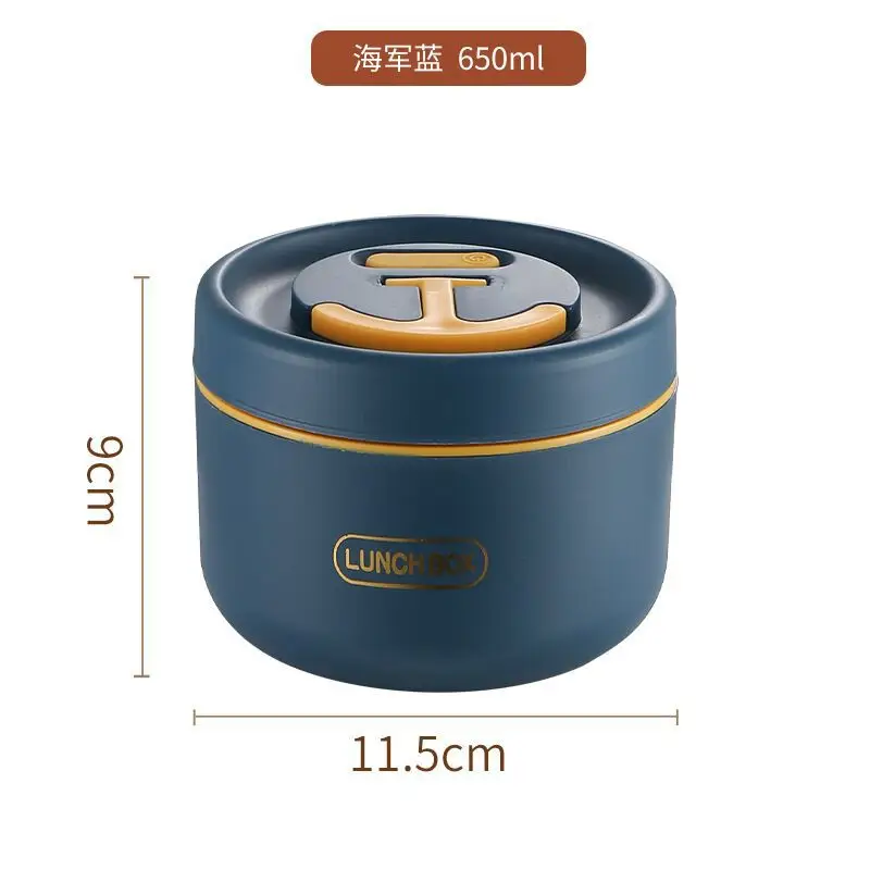 304 Stainless Steel Insulated Lunch Box Set 450ml 650ml - Image 5