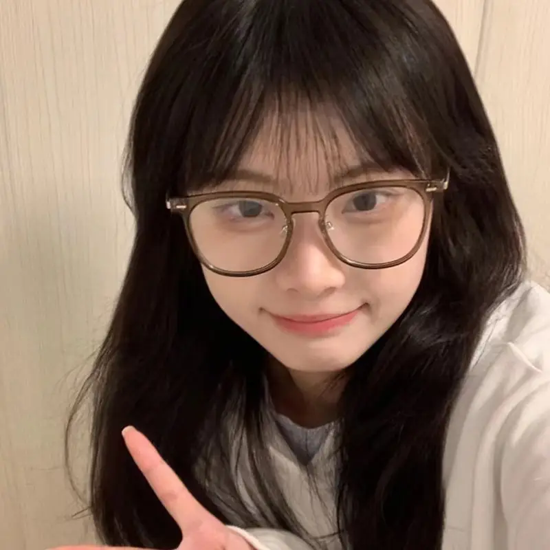 Ultra Light Cold Tea Eyeglasses Women Korean Style - Image 6