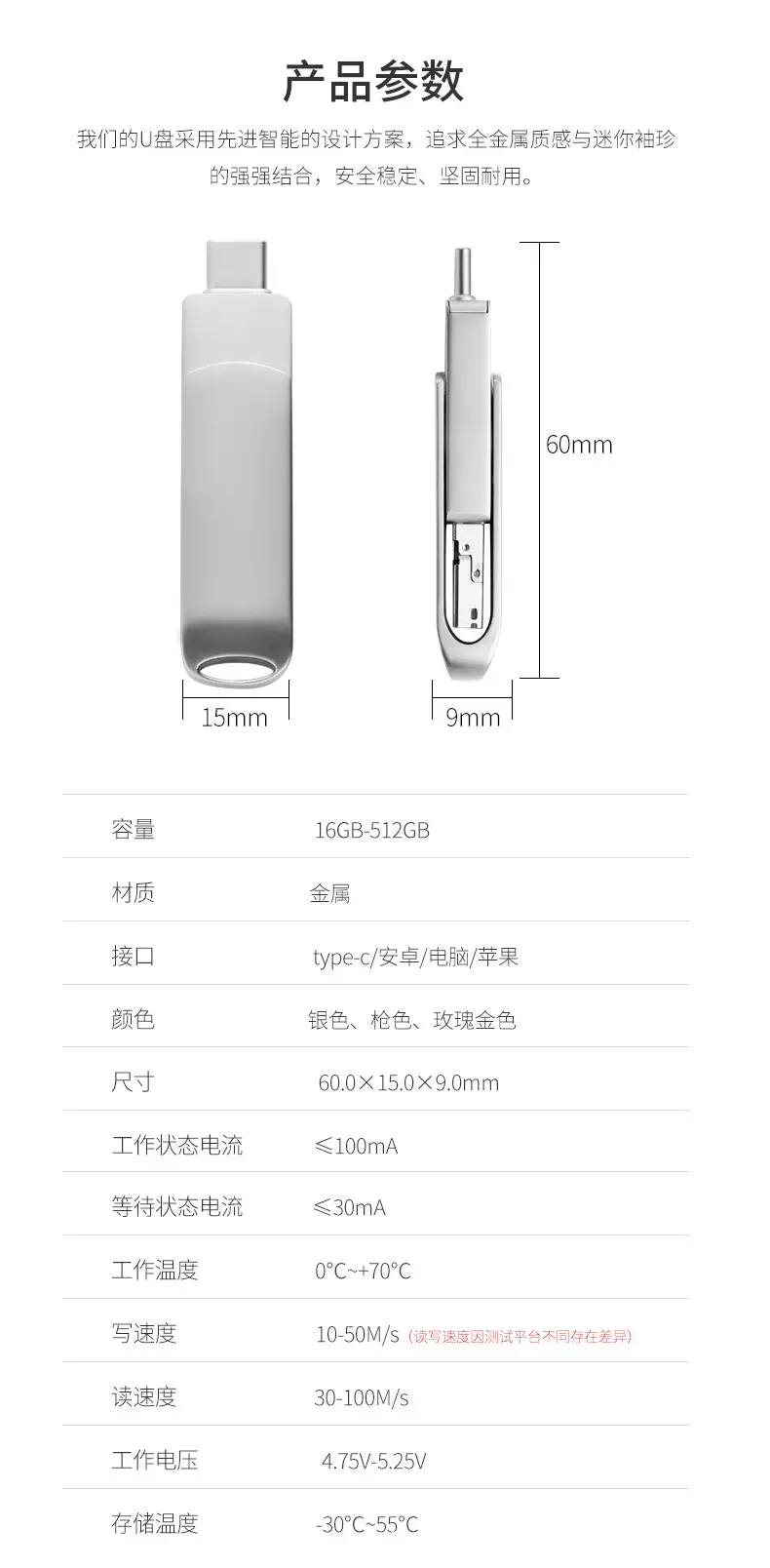 Four-in-One USB Flash Drive for Android & iOS Phones — feature 6