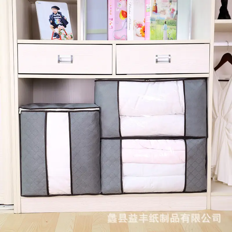 Thickened Non-Woven Moving Storage Bags Blue - Image 6