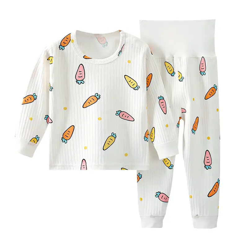 Children Cotton Pajamas Set with Rabbit Print - Image 10