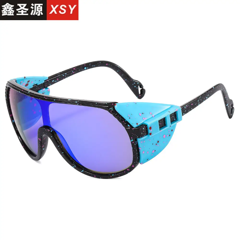 Kids Cross-Border Sports Sunglasses Yellow Purple