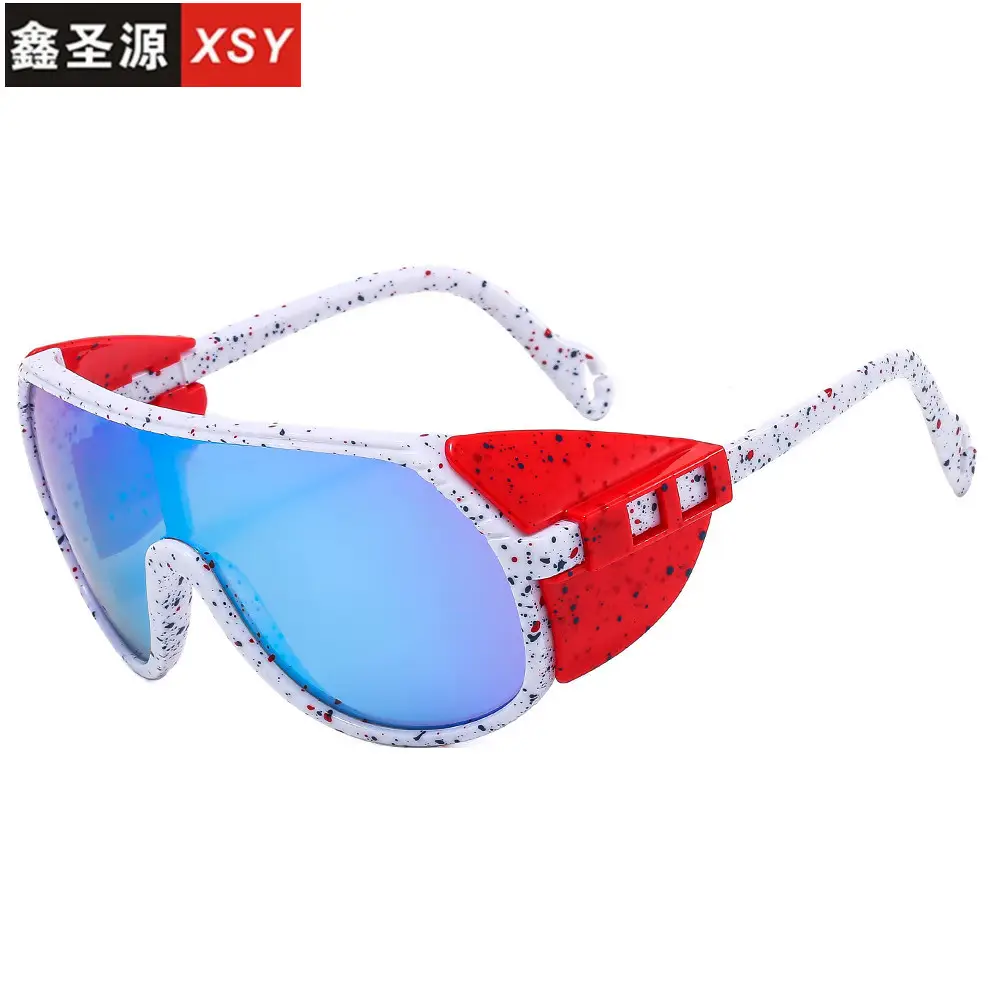 Kids Cross-Border Sports Sunglasses Yellow Purple