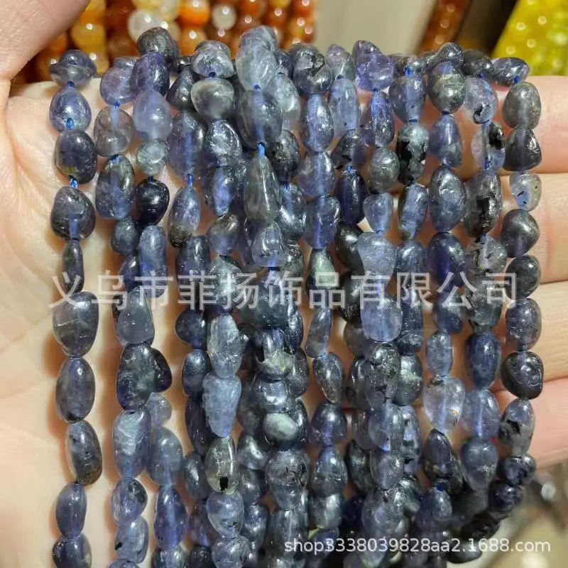 Natural Lapis Lazuli Tiger Eye Stone 6x8mm Blue