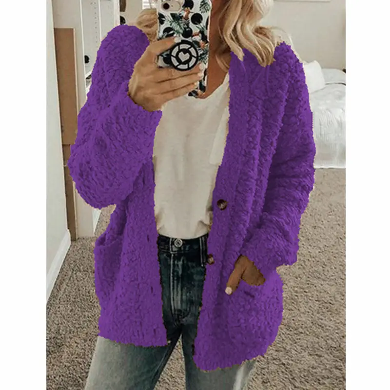 Lambswool Cardigan Pink Casual Wear - Image 12