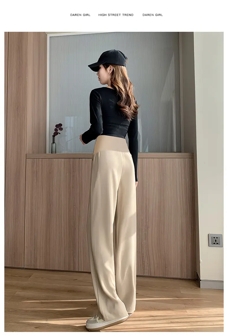 Wide Leg Drapey Pants for Women Autumn 2025 — feature 27