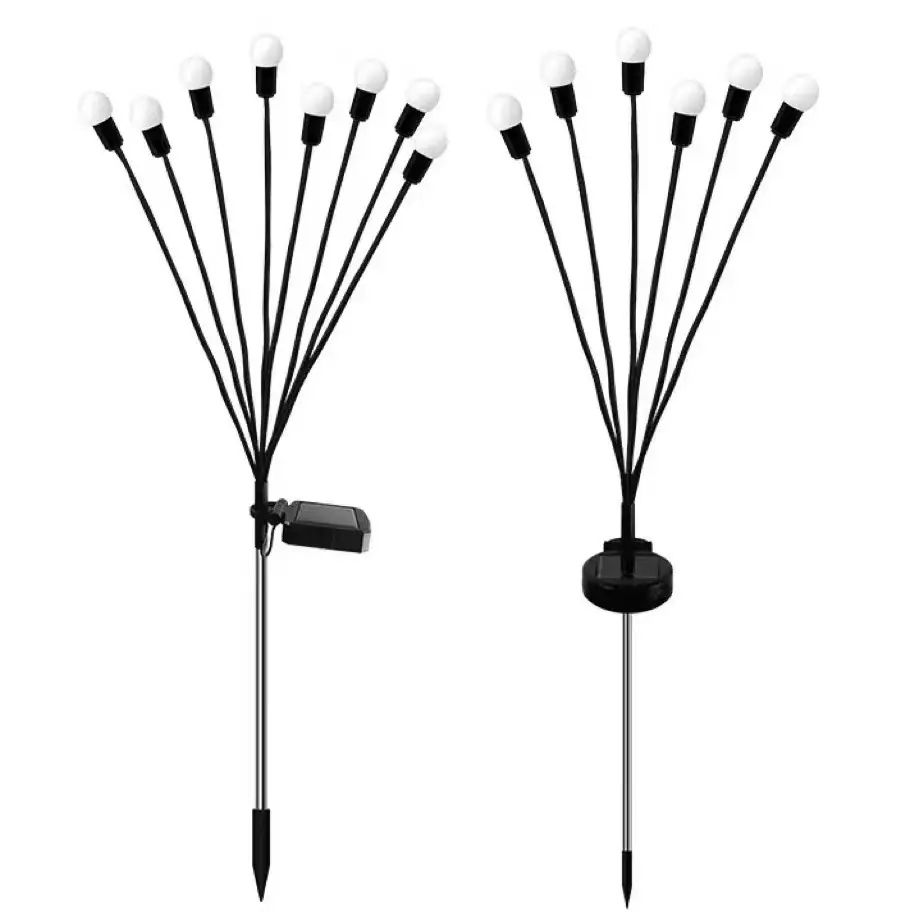 New Firefly LED Solar Ground Plug Garden Lamp String Outdoor Waterproof String Lamp Lawn Lamp Garden Decorative Lamp - Image 5
