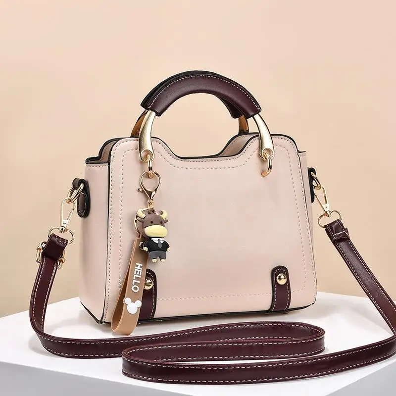 Korean Style Beige Shoulder Crossbody Bag 2022 - Image 4