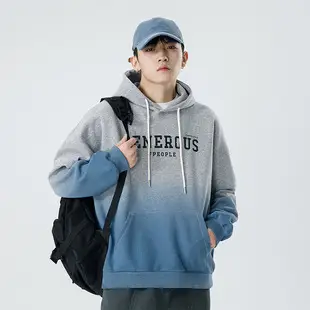 Kun Haipeng Printed Sweatshirt Black Blue Graphic Men — feature 11