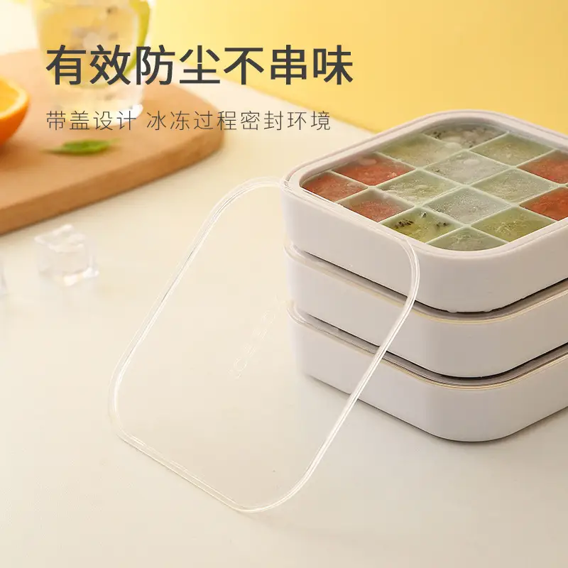 Silicone Ice Cube Tray with Lid for Home Use - Image 7