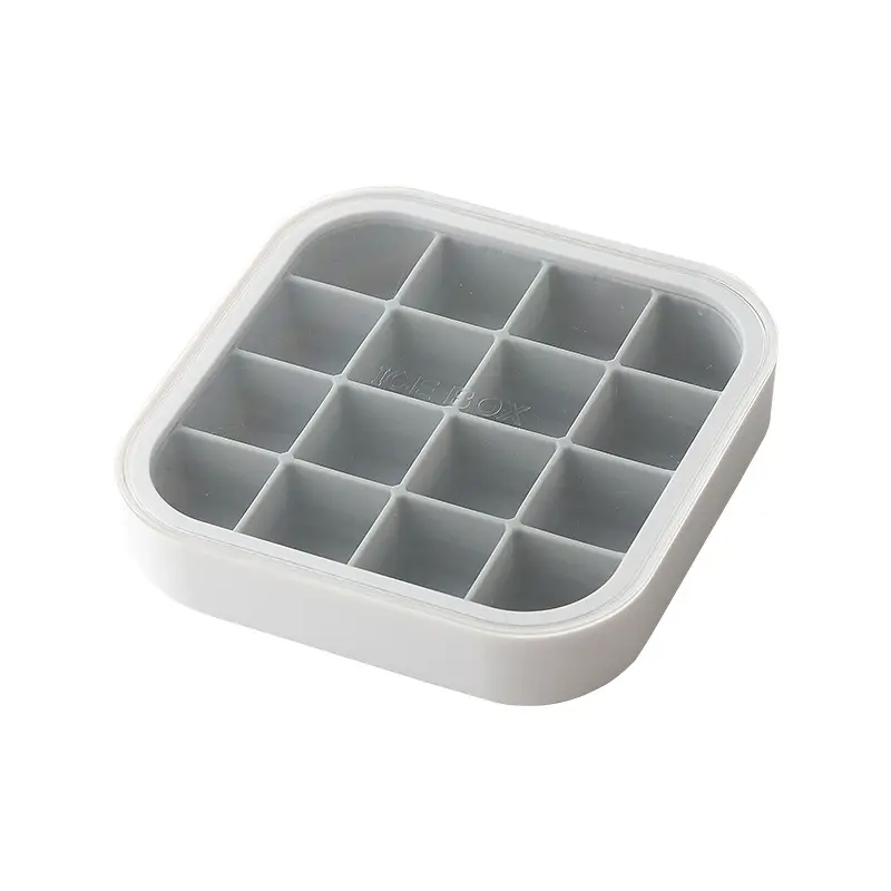 Silicone Ice Cube Tray with Lid for Home Use - Image 3