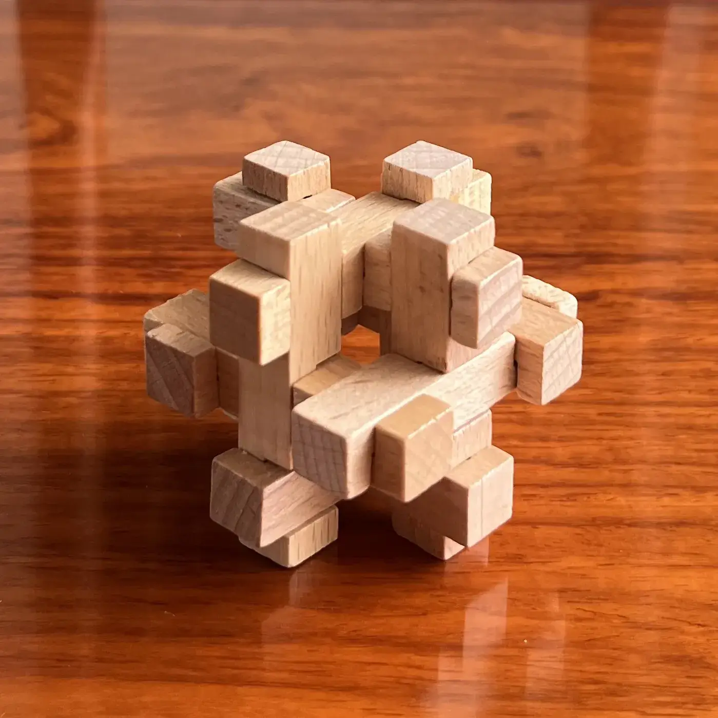 Wooden Kongming Lock Set for Kids Educational Toys