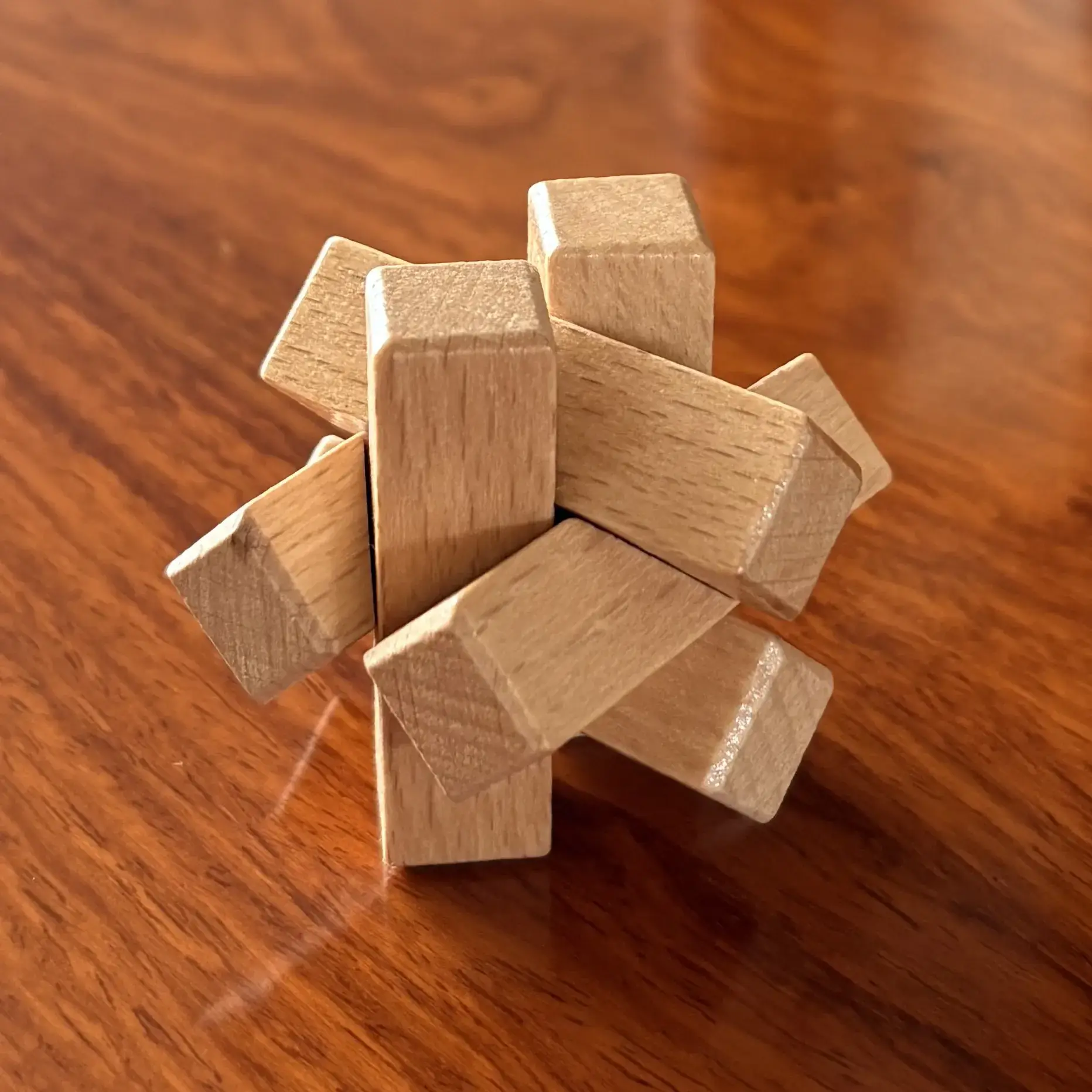 Wooden Kongming Lock Set for Kids Educational Toys