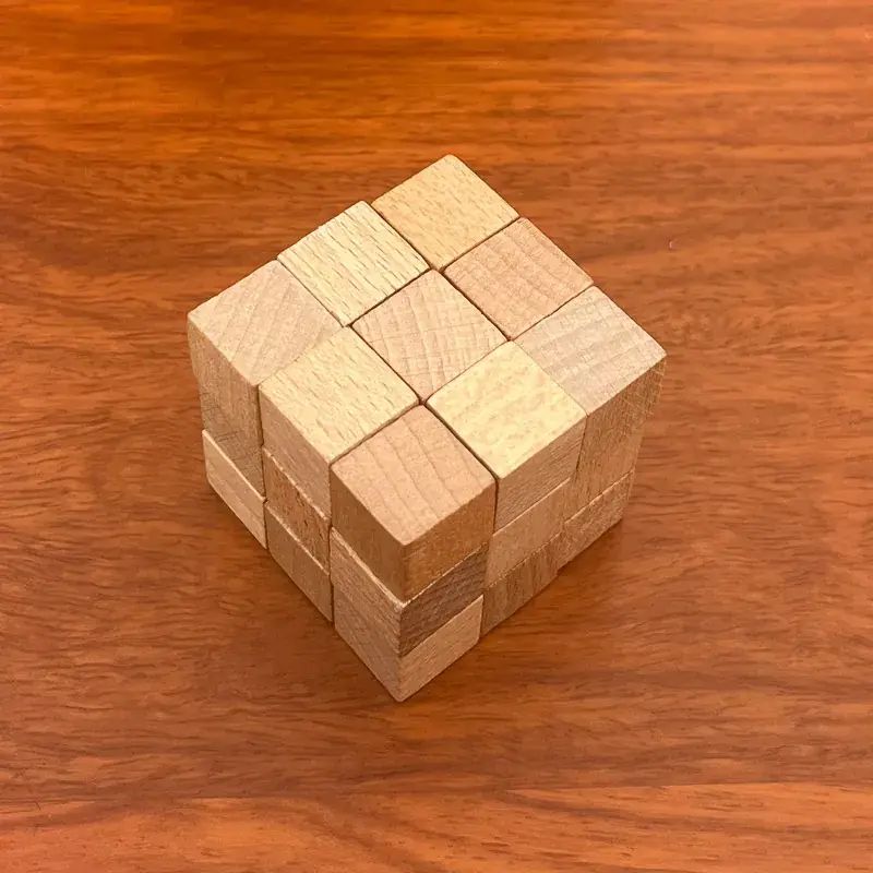 Wooden Kongming Lock Set for Kids Educational Toys