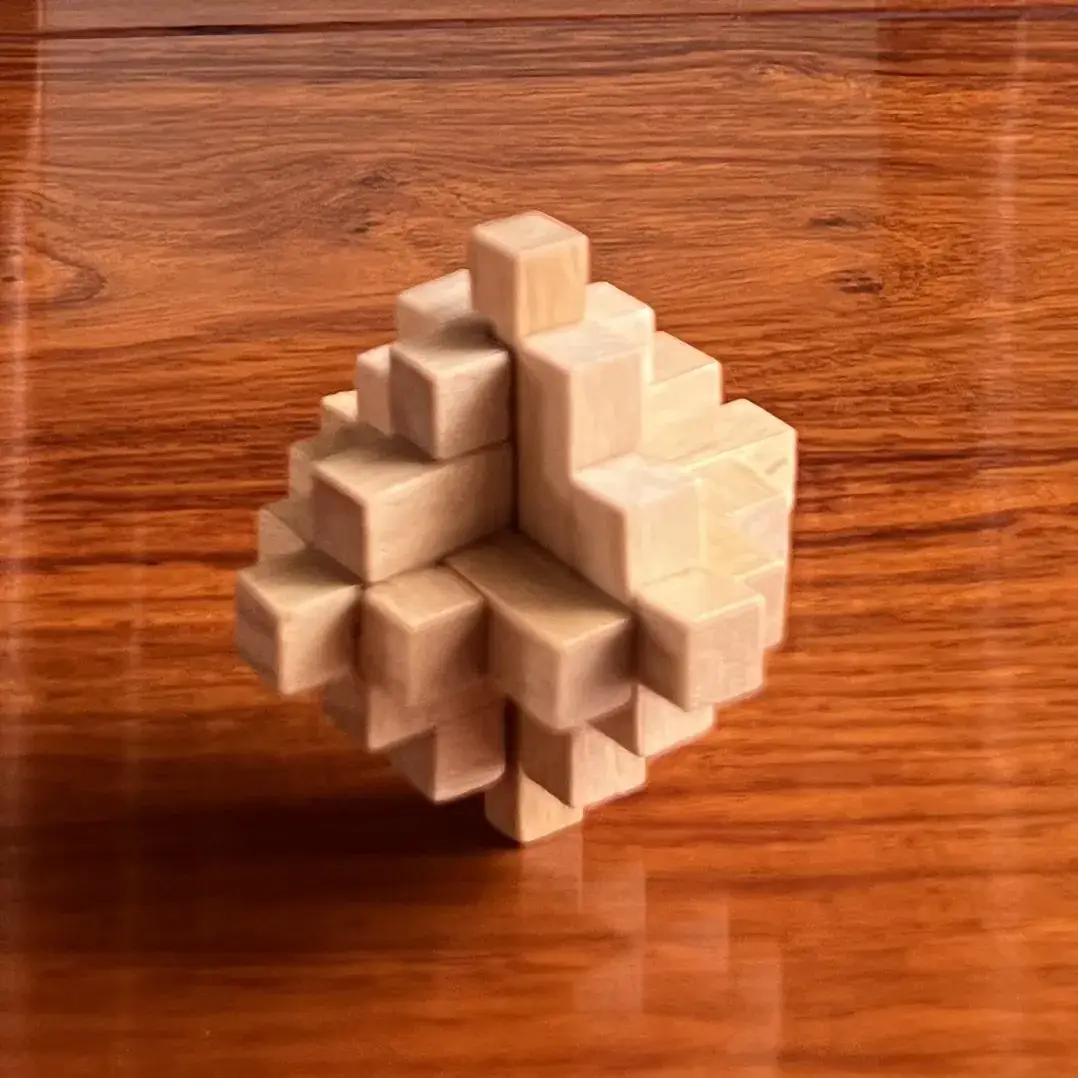 Wooden Kongming Lock Set for Kids Educational Toys