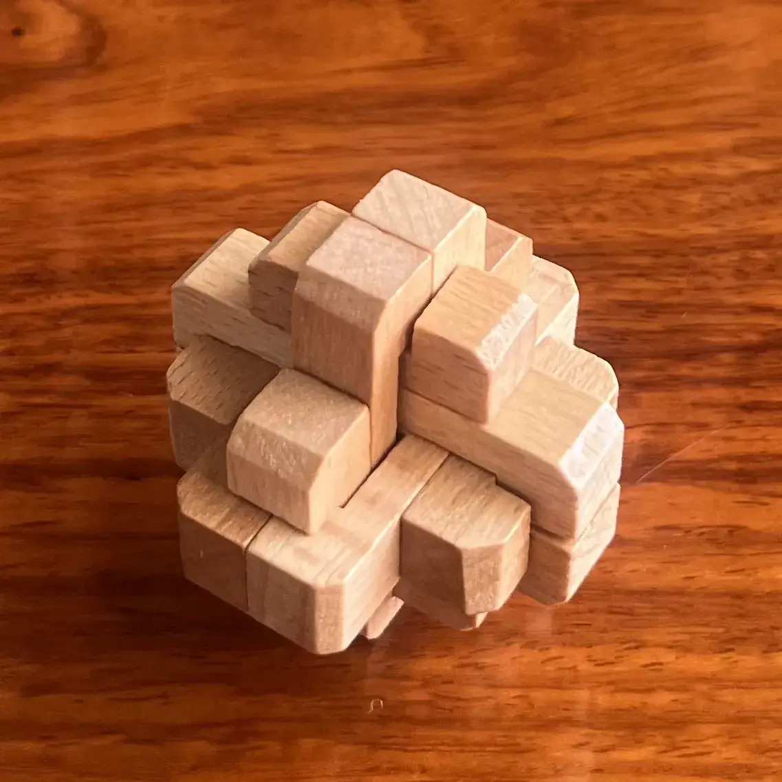 Wooden Kongming Lock Set for Kids Educational Toys