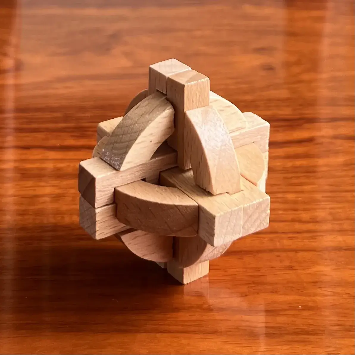 Wooden Kongming Lock Set for Kids Educational Toys