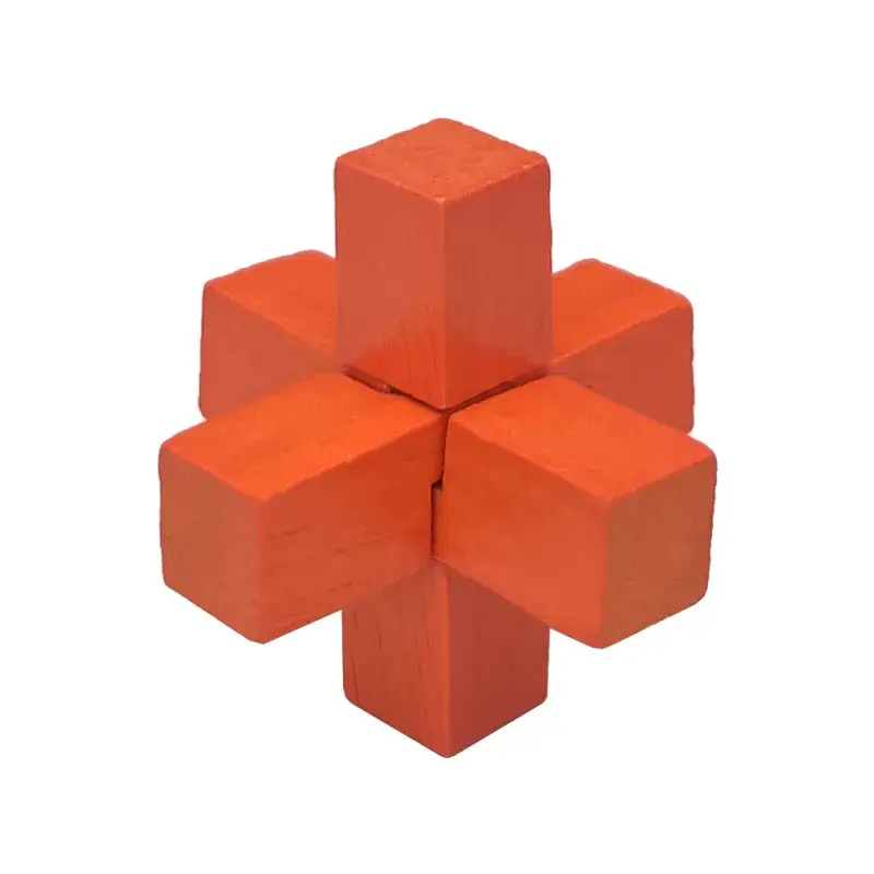 Wooden Kongming Lock Set for Kids Educational Toys