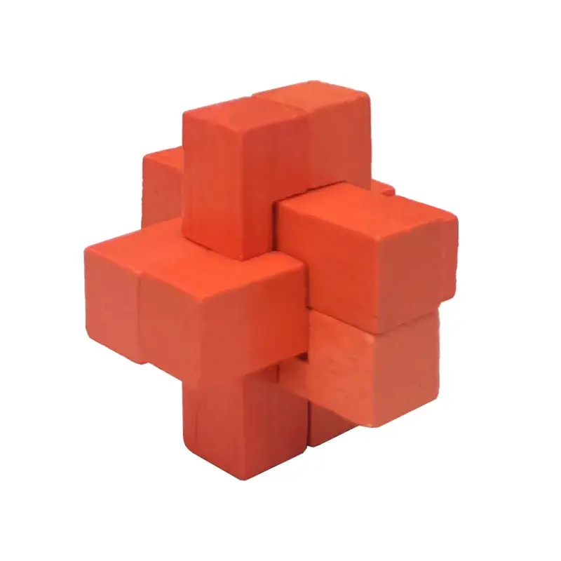 Wooden Kongming Lock Set for Kids Educational Toys