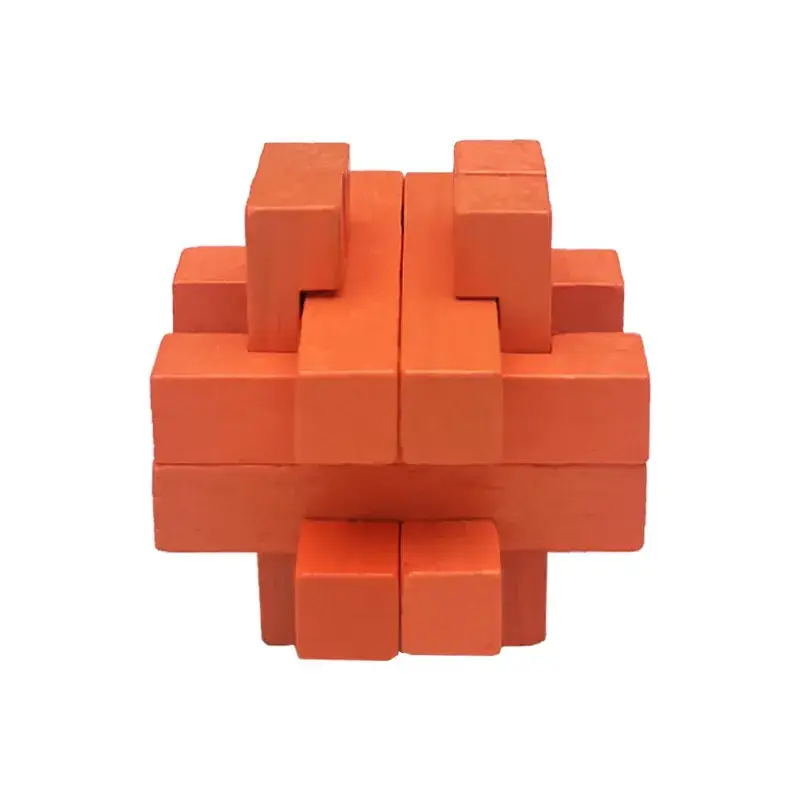 Wooden Kongming Lock Set for Kids Educational Toys