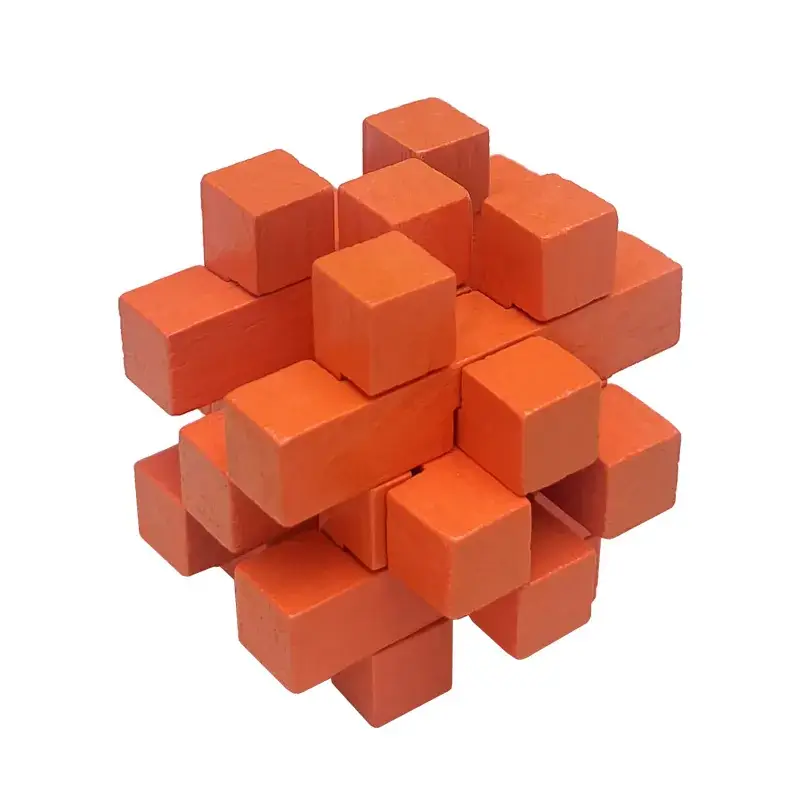 Wooden Kongming Lock Set for Kids Educational Toys