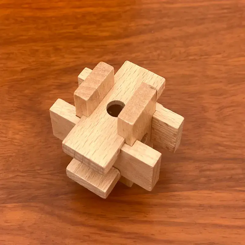 Wooden Kongming Lock Set for Kids Educational Toys