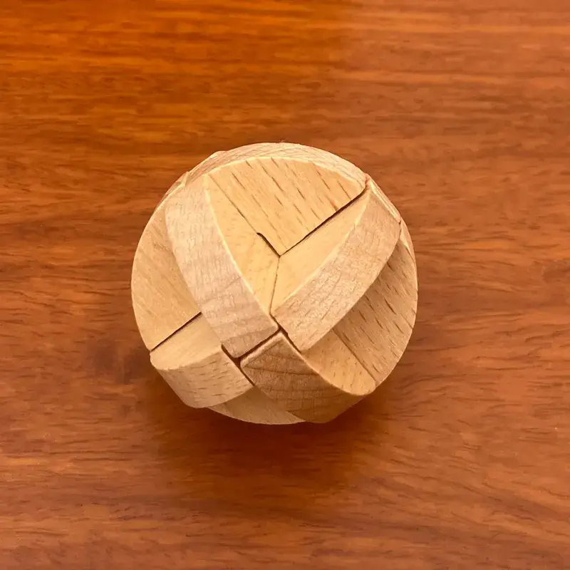 Wooden Kongming Lock Set for Kids Educational Toys