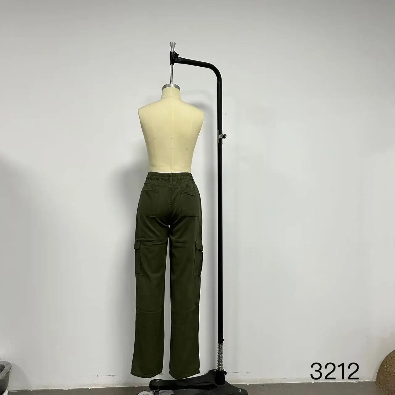 Women's Slim Fit Multi-Pocket Overalls Beige — feature 9