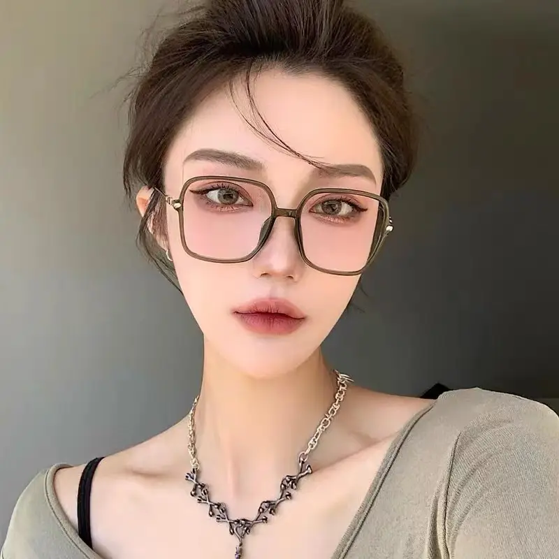 Men Women Anti-Blue Light Glasses Ultra-Light Flat Frame - Image 7