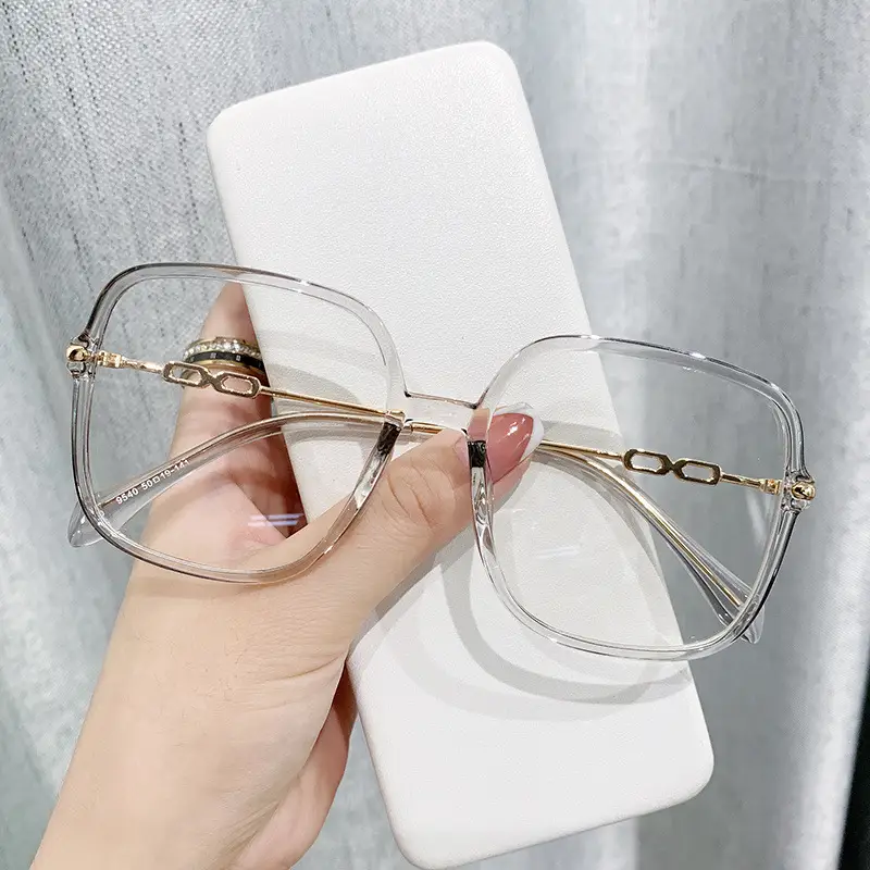 Men Women Anti-Blue Light Glasses Ultra-Light Flat Frame - Image 2