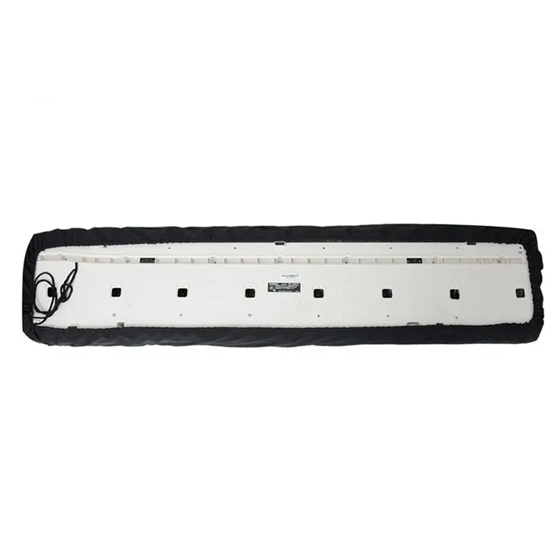 Black 88 Key Electric Piano Dust Cover with Shrink Strap - Image 3