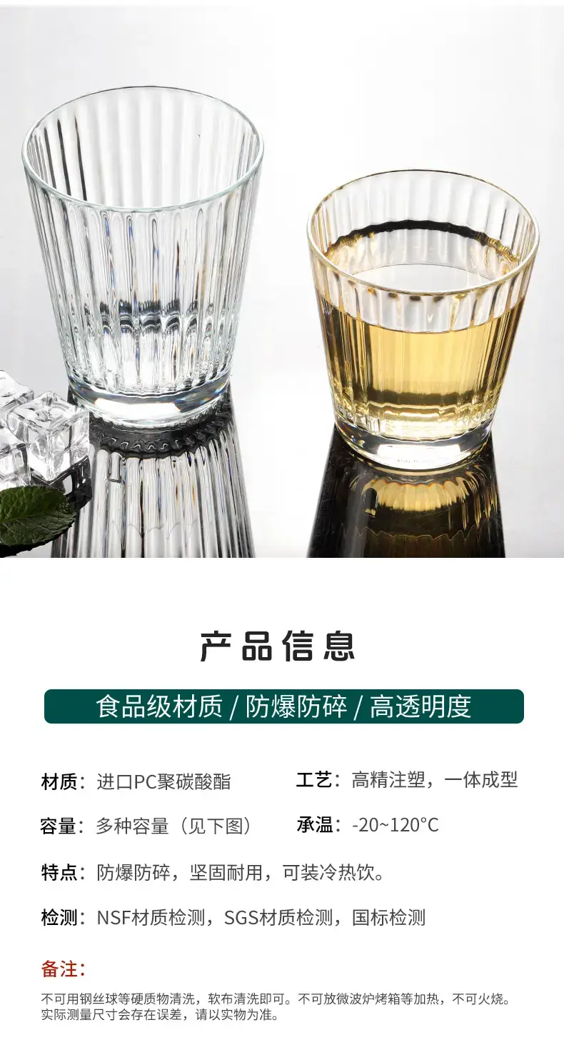 Acrylic Drop-Resistant Water Cups for Hotel & KTV Use — feature 19