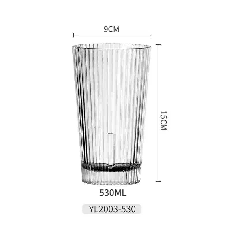 Acrylic Drop-Resistant Water Cups for Hotel & KTV Use - Image 5