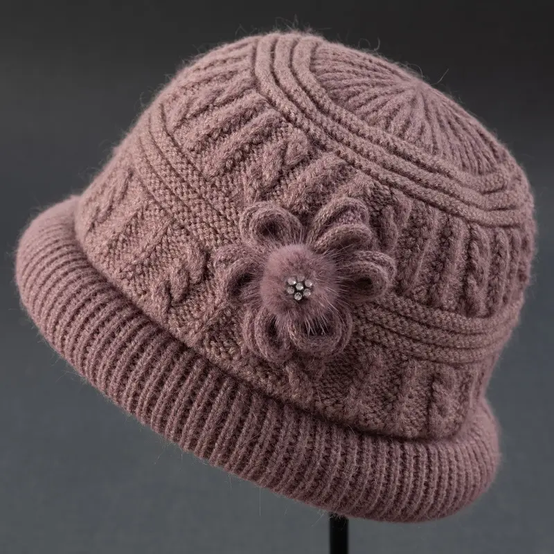 Fleece Lined Women's Winter Hat & Scarf Set - Image 2