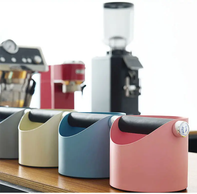 Pink Non-Slip Coffee Powder Bucket for Bar & Home Use — feature 14