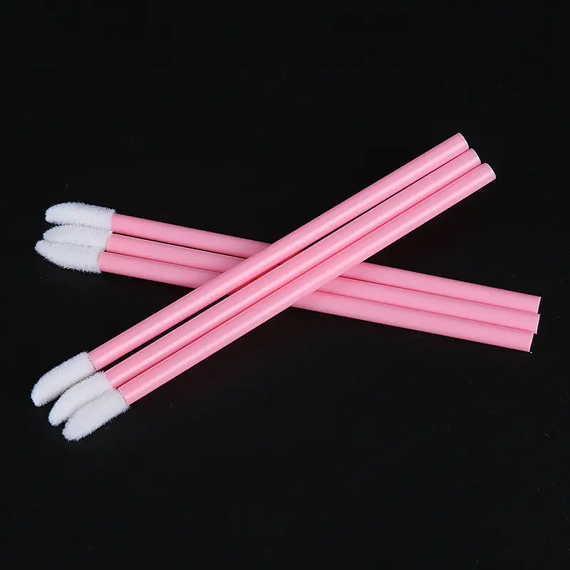 Disposable Hollow Rod Lip Brush Portable Makeup Brush - Image 2