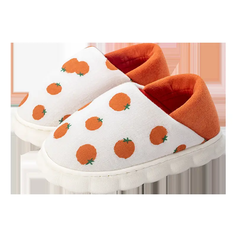 Lidani moon shoes women's indoor home thick bottom warm non-slip breathable cotton slippers postpartum pregnant women wholesale - Image 8