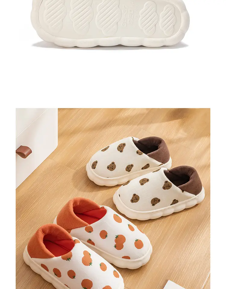 Lidani moon shoes women's indoor home thick bottom warm non-slip breathable cotton slippers postpartum pregnant women wholesale — feature 17