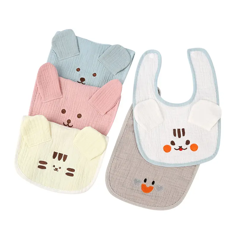 Newborn Baby Sipe Towel Pure Cotton Pink - Image 8