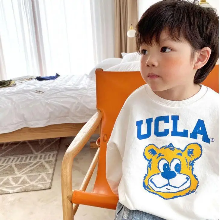UCLA Cartoon Long Sleeve Sweatshirt for Kids Boys Girls